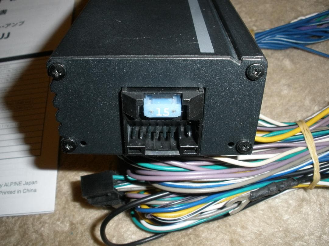 P.P.Pちゃん　ALPINE KTP-445UJ アンプ 配線付