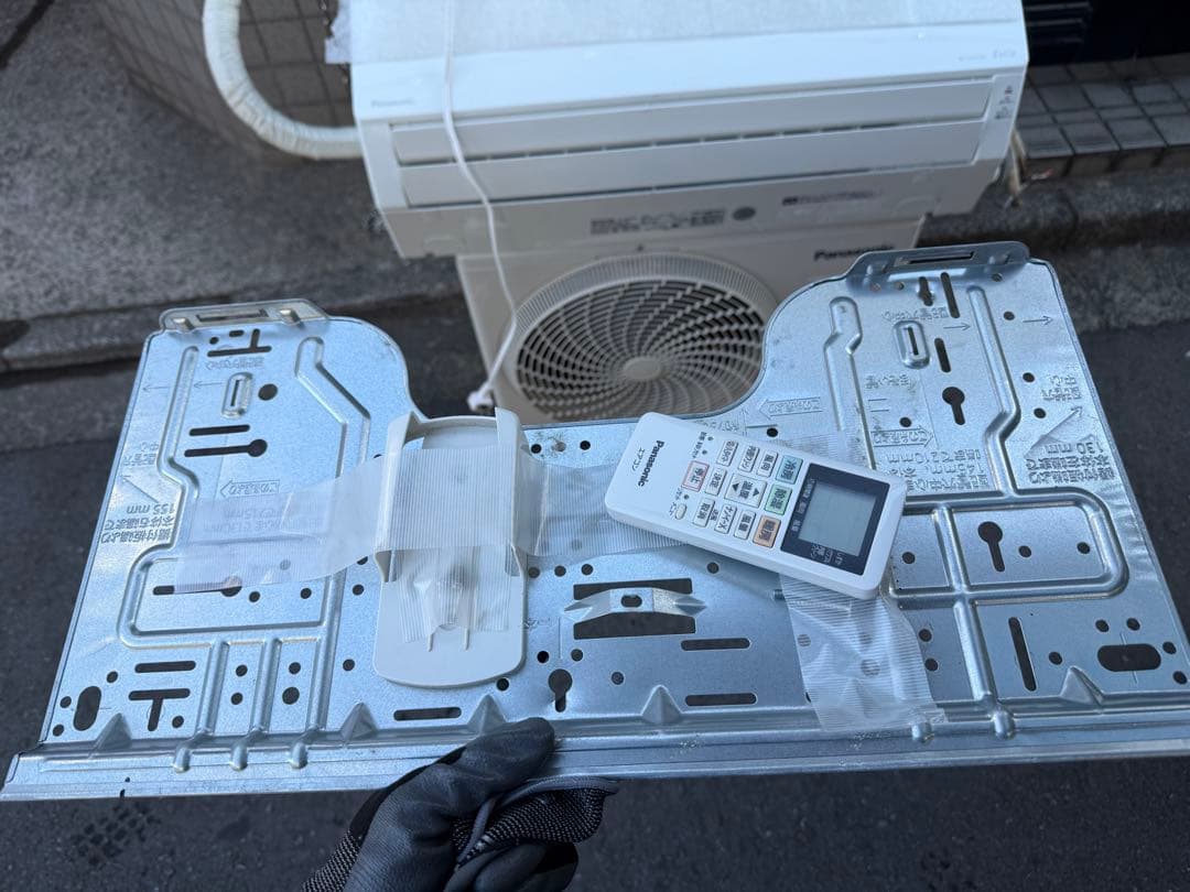 パナソニック　CS-252DFL-W エアコン　エオリア　室外機セット