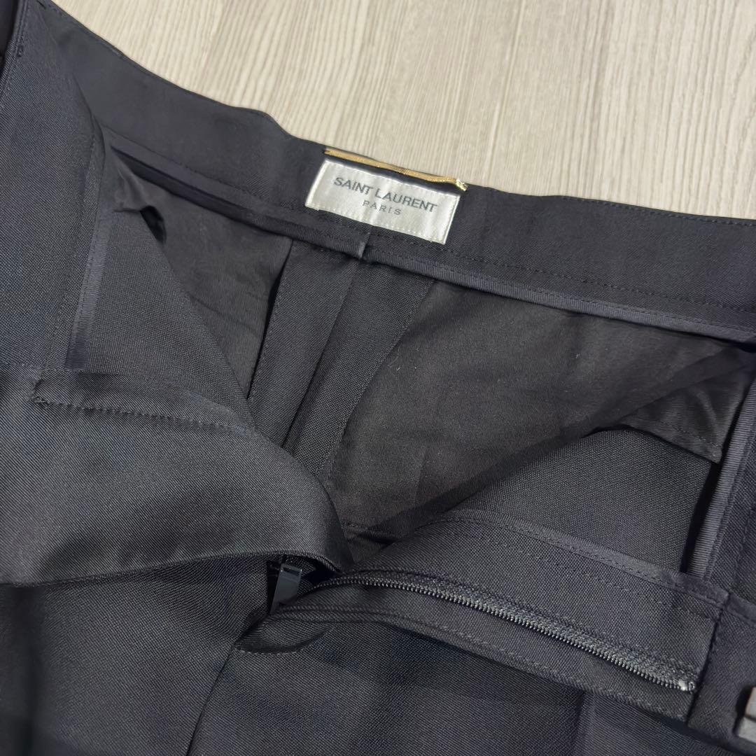 21 AW SAINT LAURENT PARIS 2タックフレアスラックス