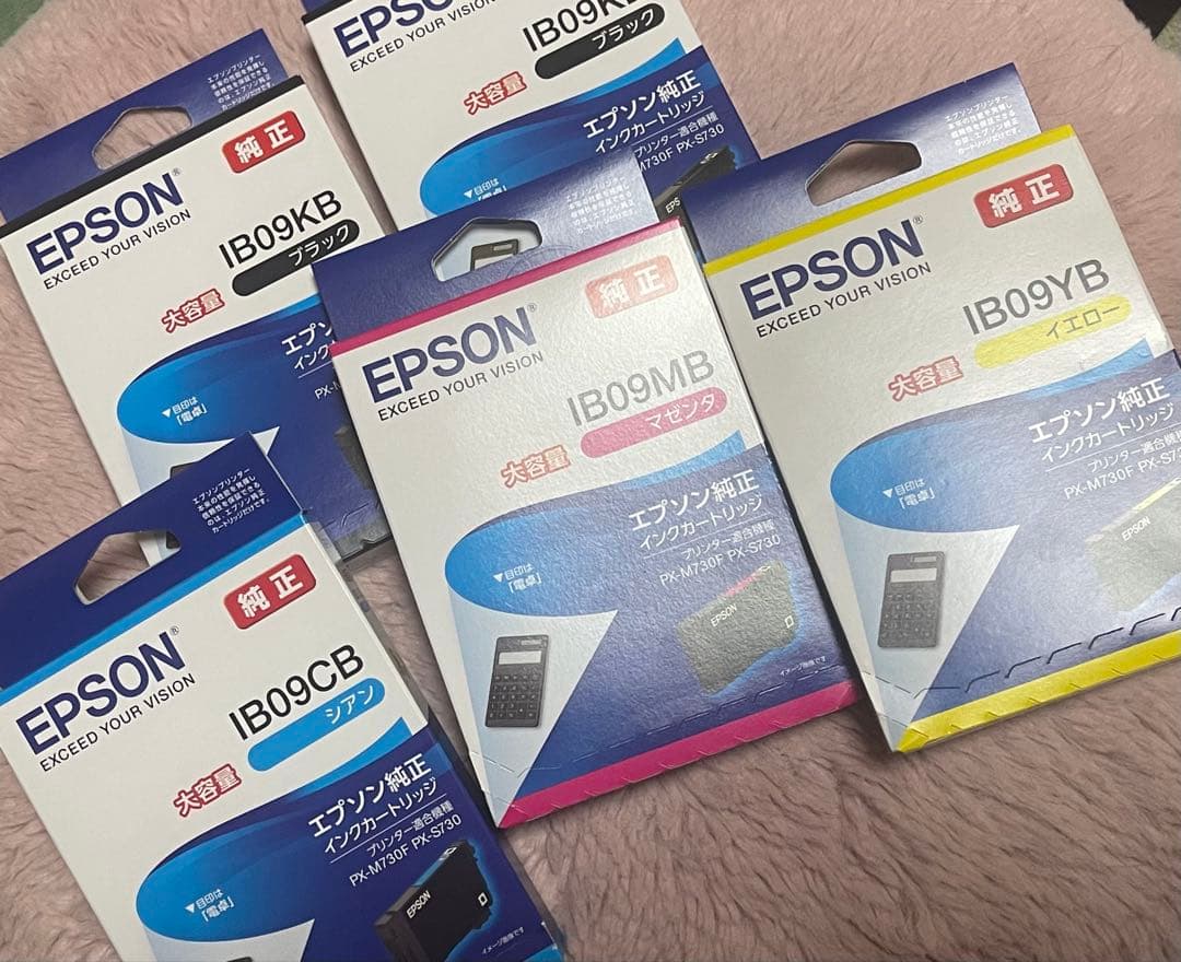 新品未開封★EPSON IB09シリーズ インクカートリッジ 5点セット