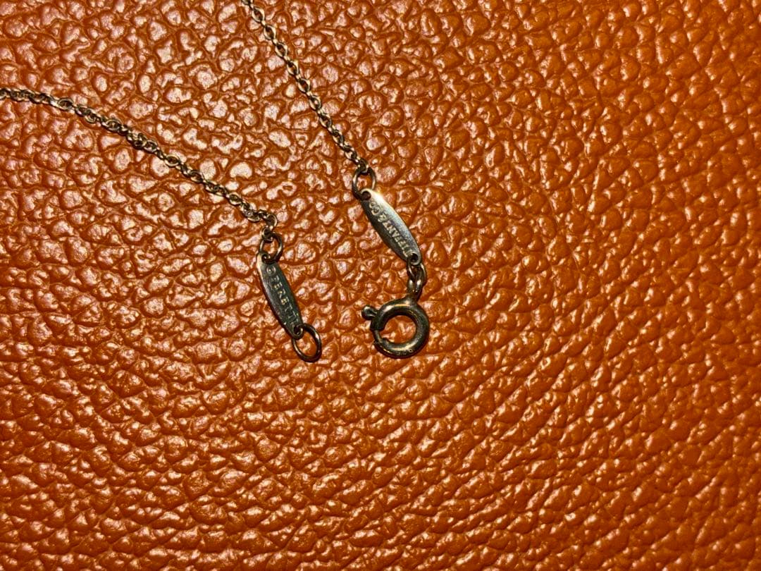 Tiffany & Co. シルバーペンダントネックレス　ビーンズ