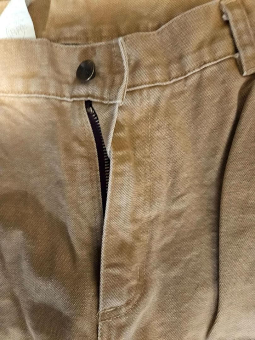 送料無料/新品未使用Carharttヴィンテージ膝インク ペインターパンツ34