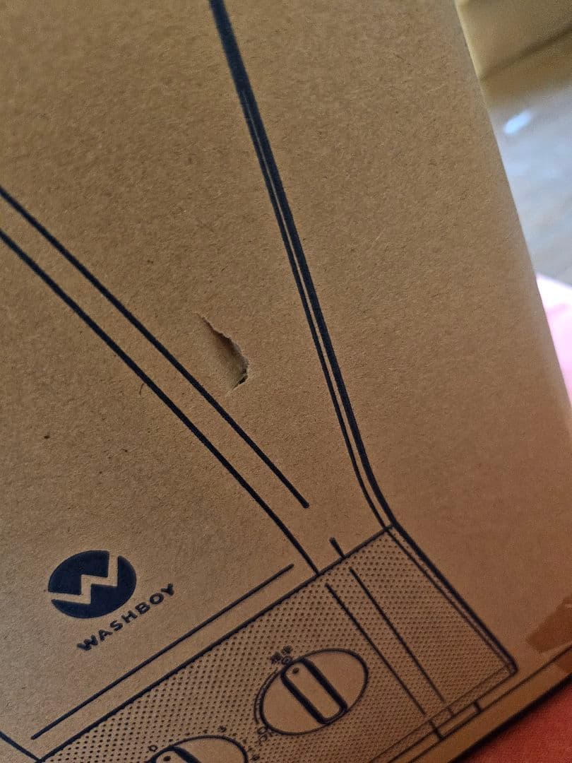 小型洗濯機 10L 2水流洗浄 タイマー付き WASHBOY