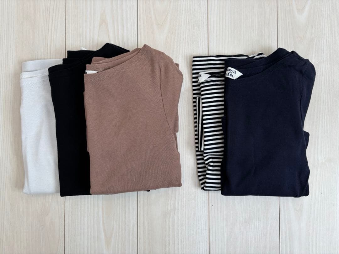 オーラリー イエナ ボートネックトップス5枚セット