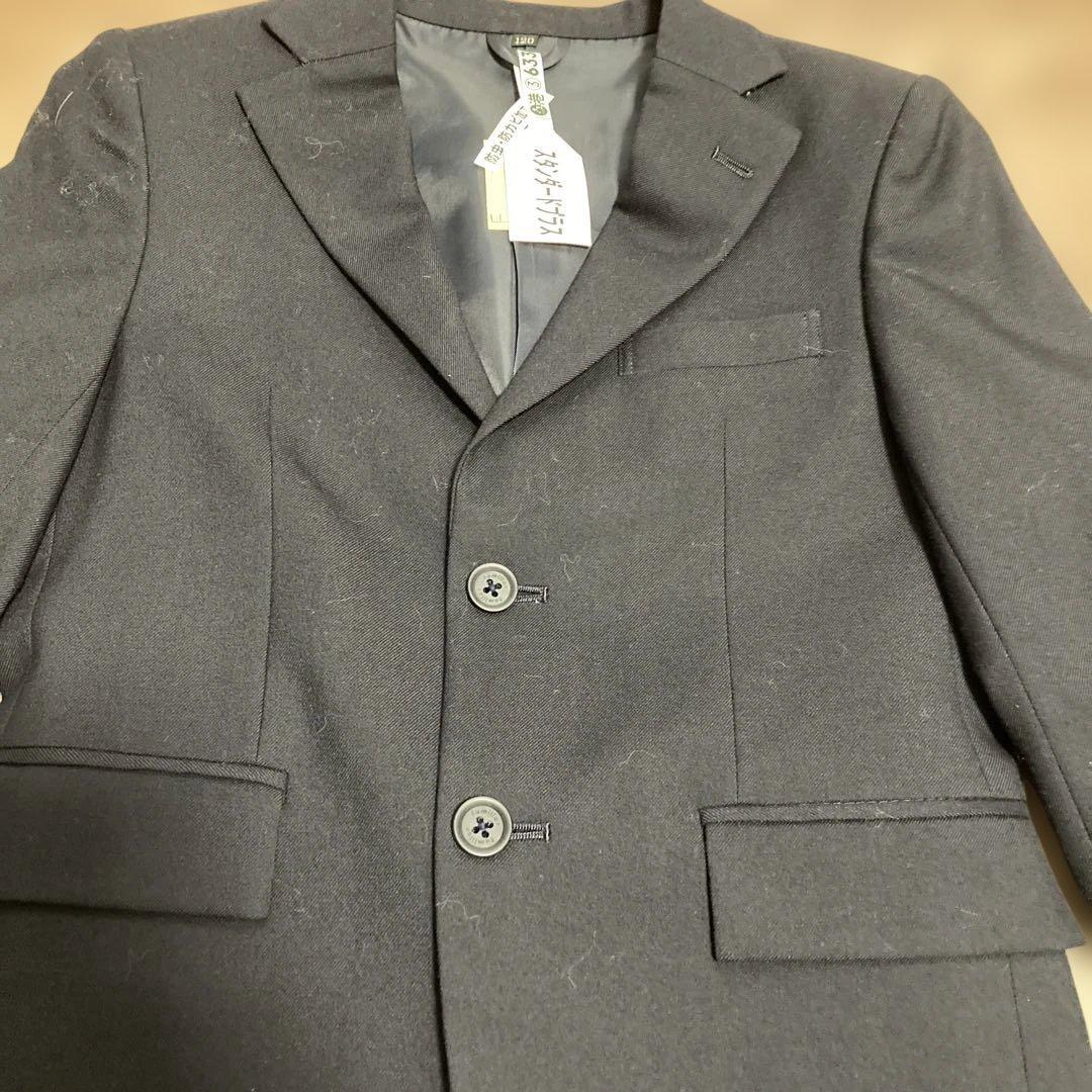 ファミリアネイビー スーツセット (ジャケット+ショートパンツ)120cm