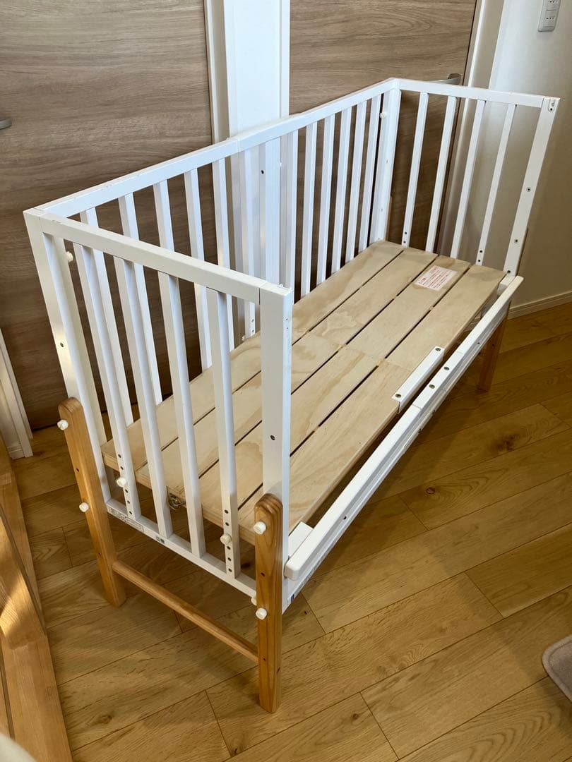 【そいねーるIII】ホワイト（マットレス・カバー・ベッドガード付き）