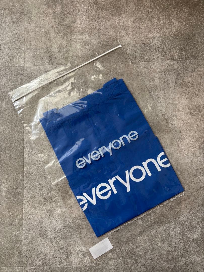 バッグ everyone nylon logo tote bag (BLUE)