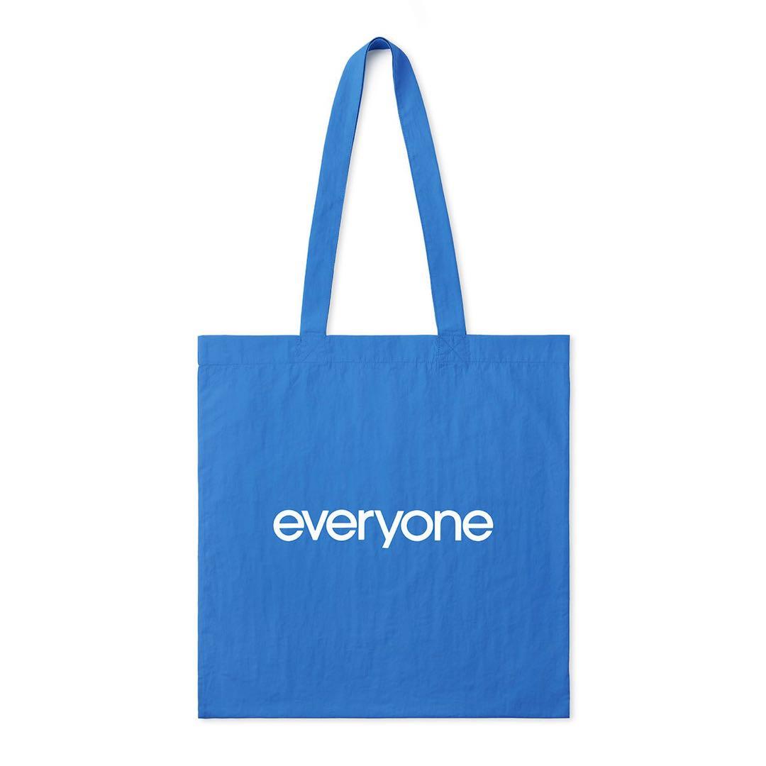バッグ everyone nylon logo tote bag (BLUE)