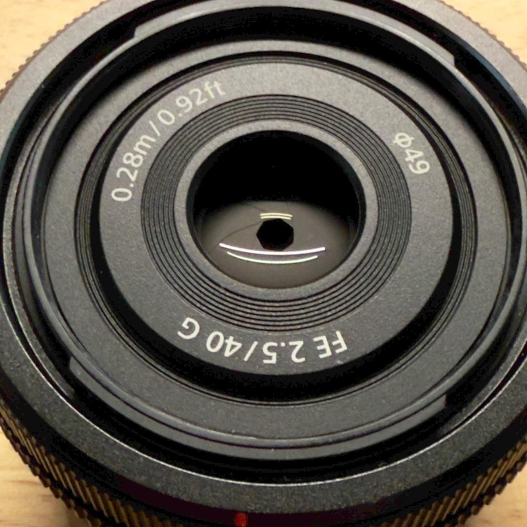 FE 40mm F2.5 G SEL40F25G 純正プロテクター付き