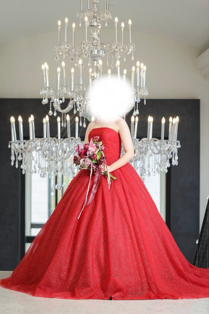 ウェディングドレス ハツコエンドウ風