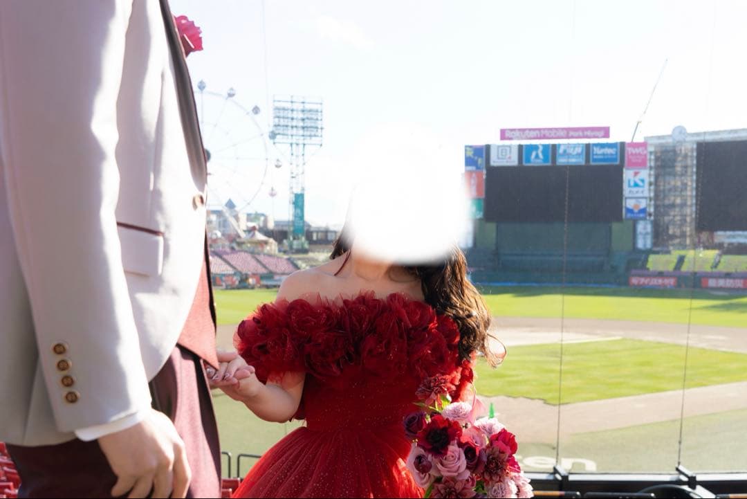 ウェディングドレス ハツコエンドウ風