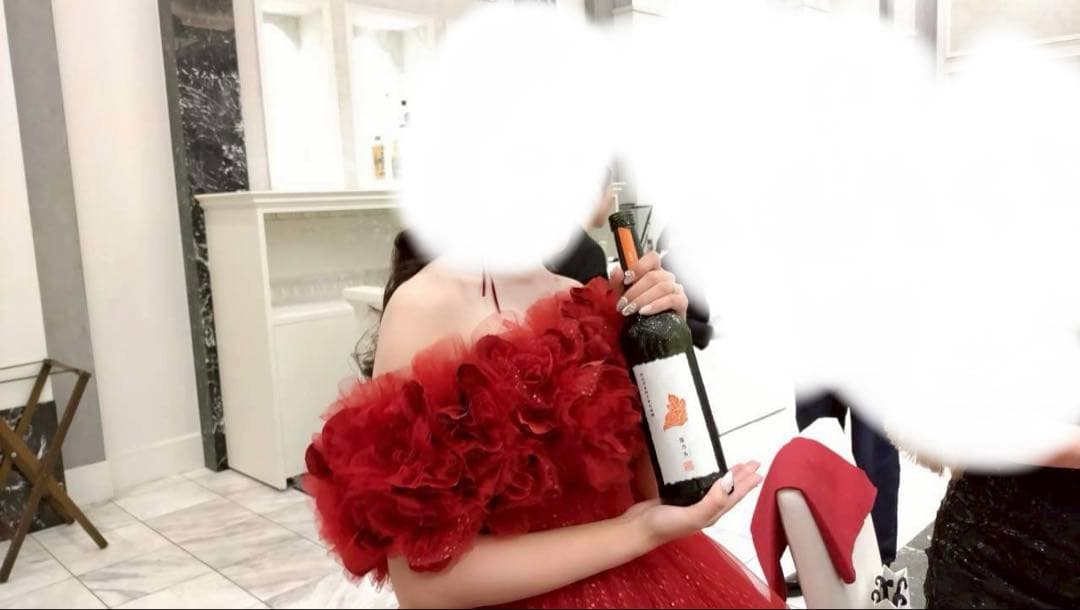 ウェディングドレス ハツコエンドウ風