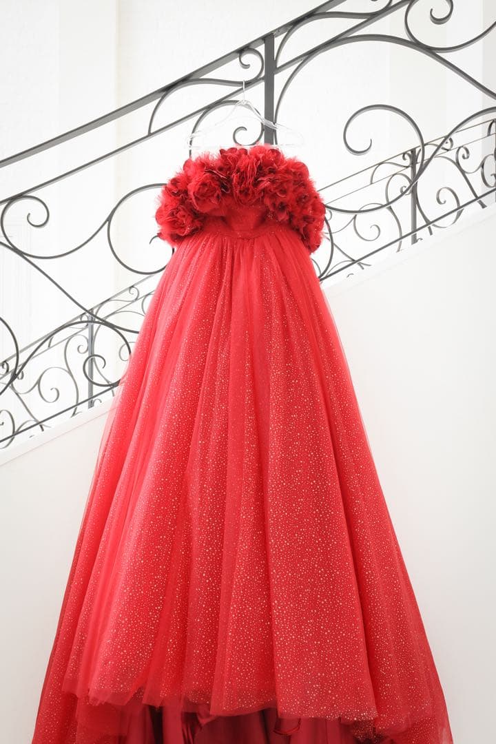 ウェディングドレス ハツコエンドウ風