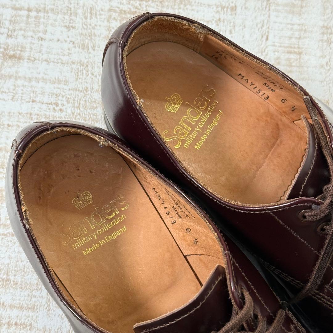 Sanders サンダース　ミリタリーダービー　サイズ6 1/2