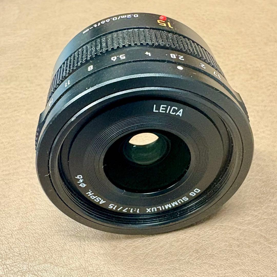 【美品】LUMIX 15mm f/1.7 (H-X015-K)レンズ