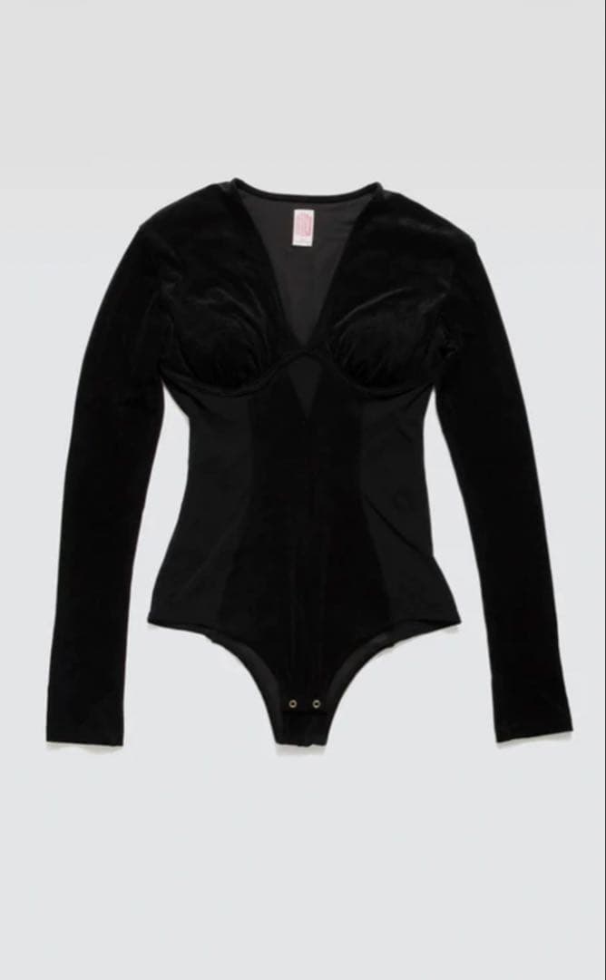 タグ付き美品　fetico×additionadelaide ベロアボディスーツ