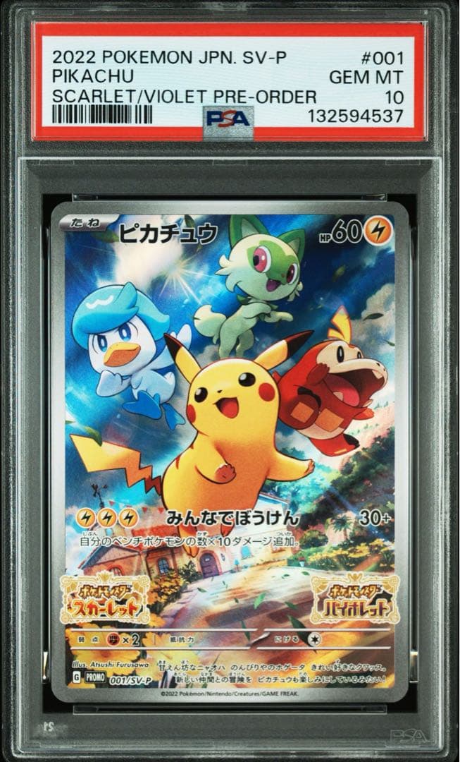 【連番】スカバイ　ピカチュウ プロモ　psa10