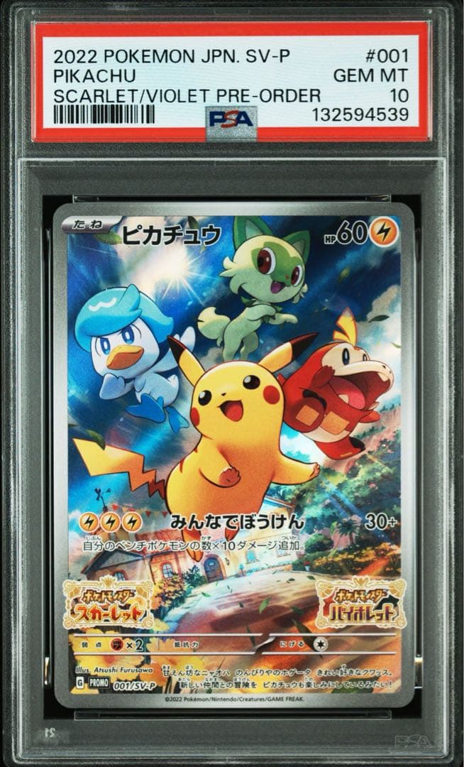 【連番】スカバイ　ピカチュウ プロモ　psa10