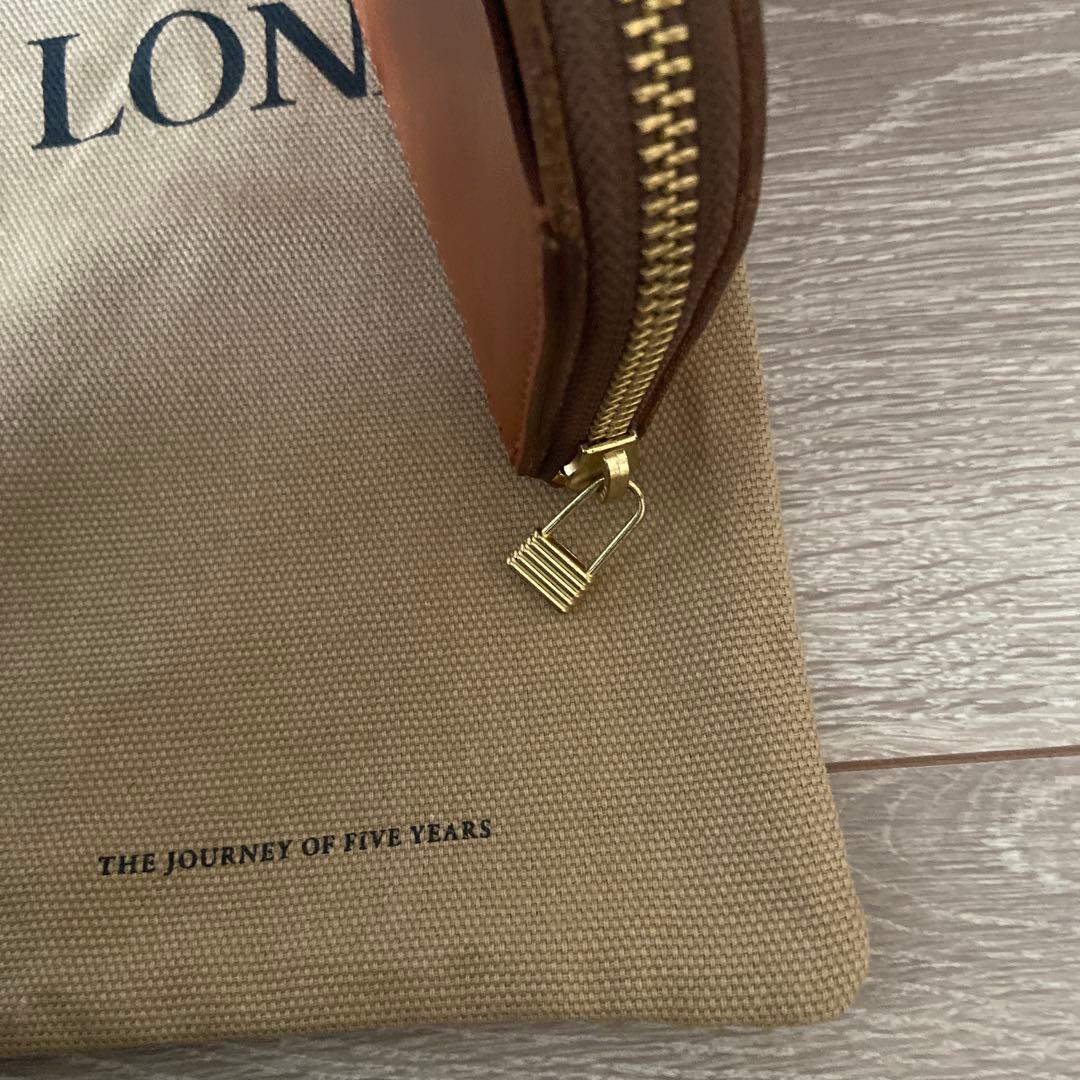 LONA「財布」キャメル　革　新品　未使用