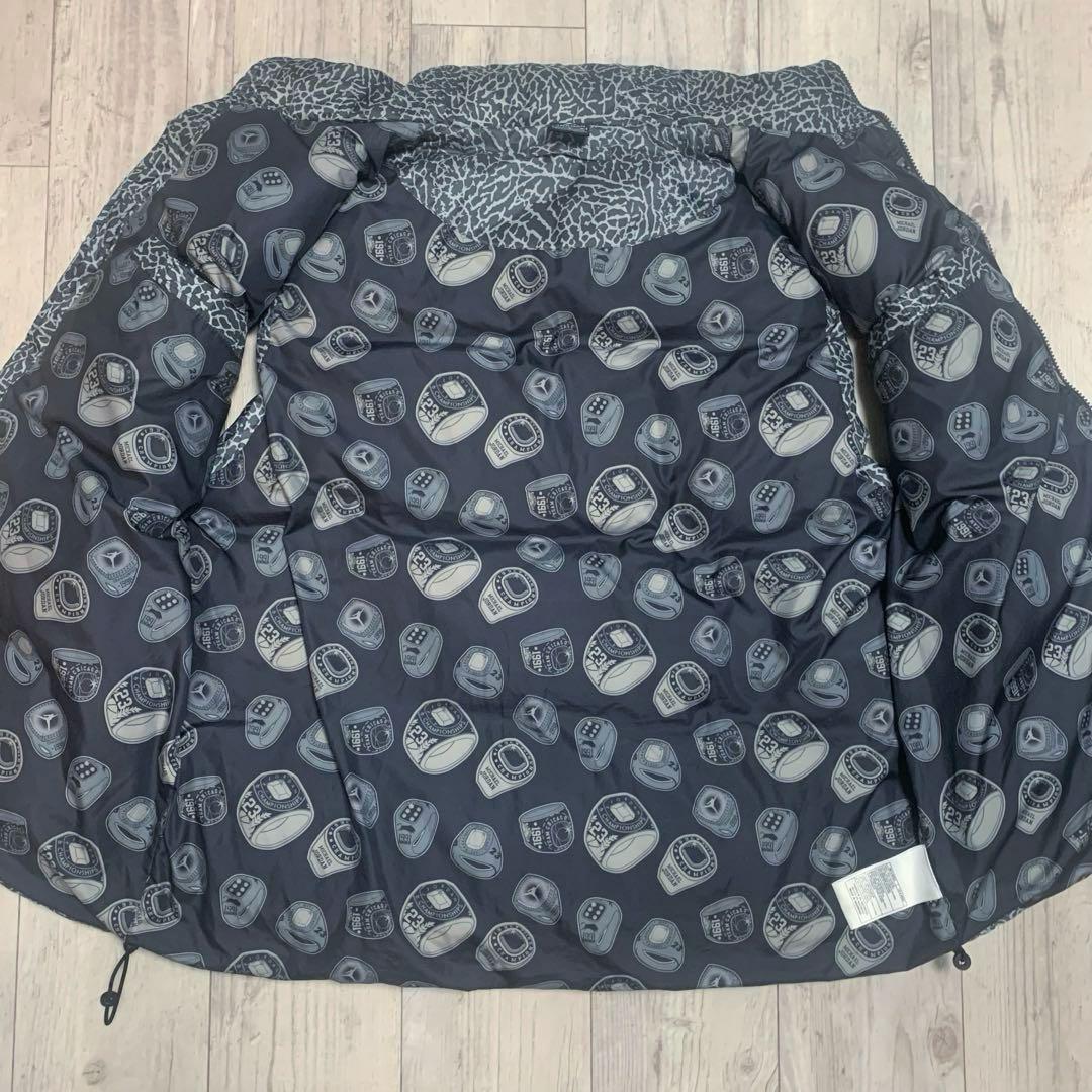 海外限定 ジョーダンブランド エレファント 総柄ダウンベスト