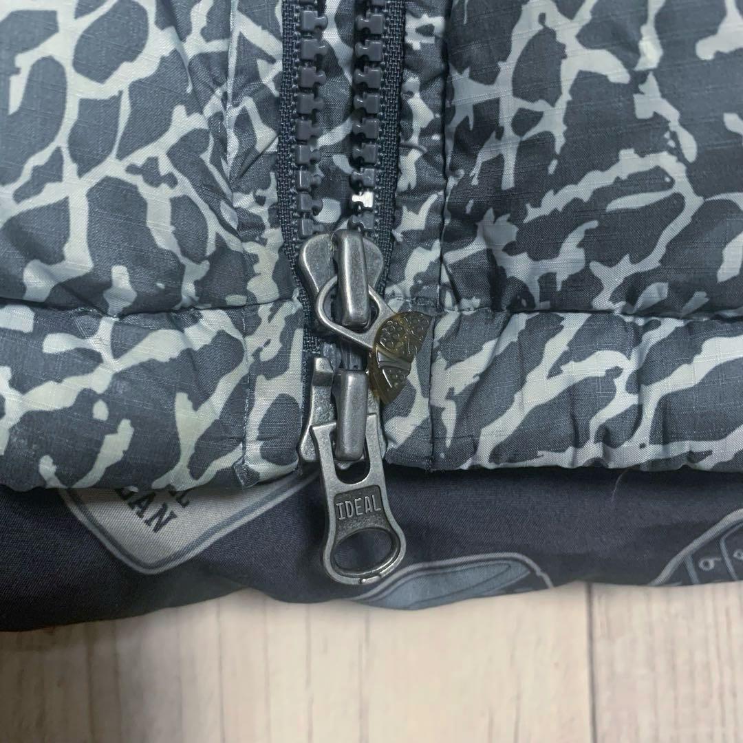 海外限定 ジョーダンブランド エレファント 総柄ダウンベスト