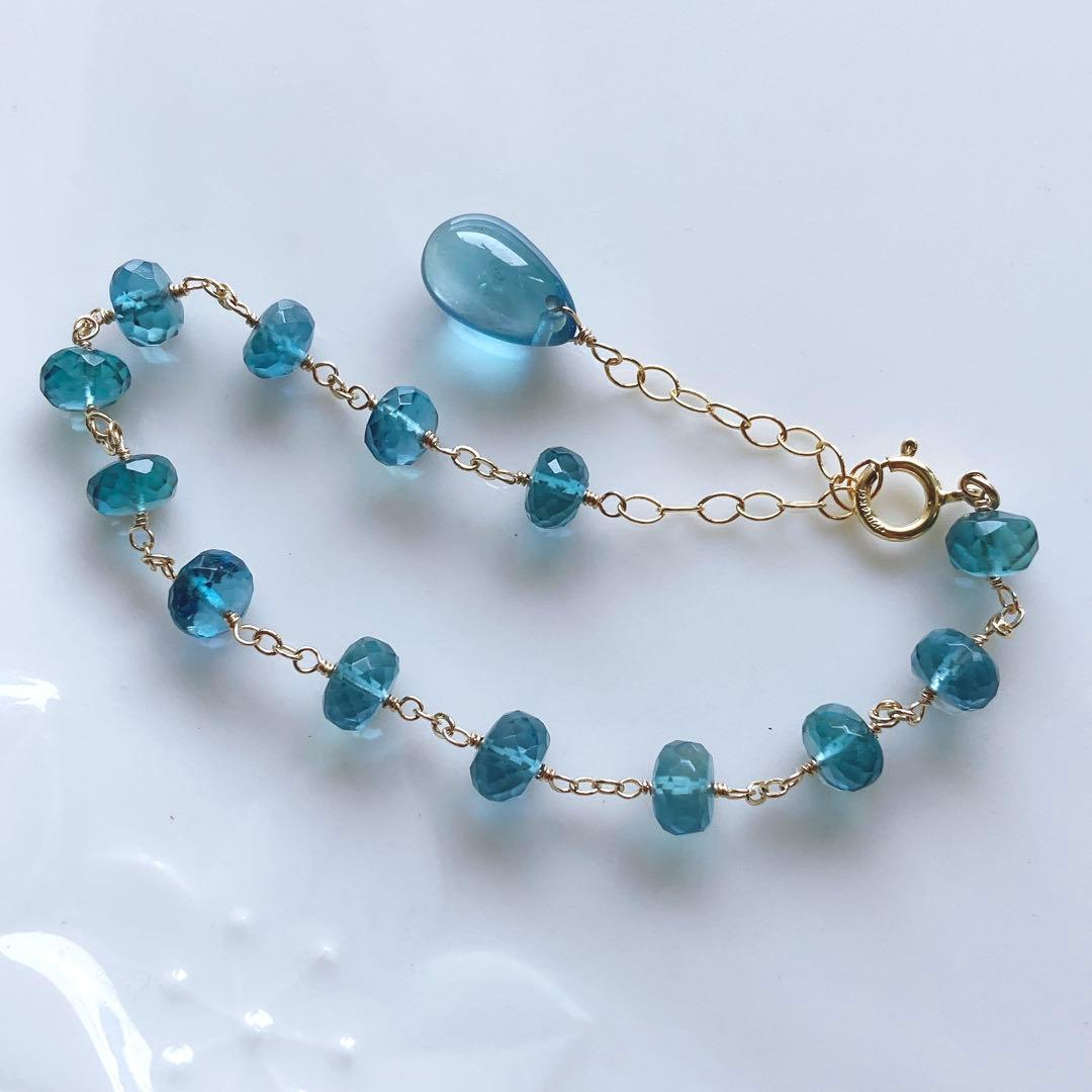 桃色の雲◆ロイヤルブルームーンストーンブレスレット✧14kgf