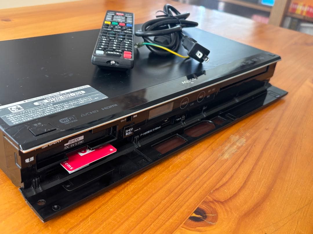 ★SHARP AQUOS BD-T1100 BluRayレコーダー★1TB