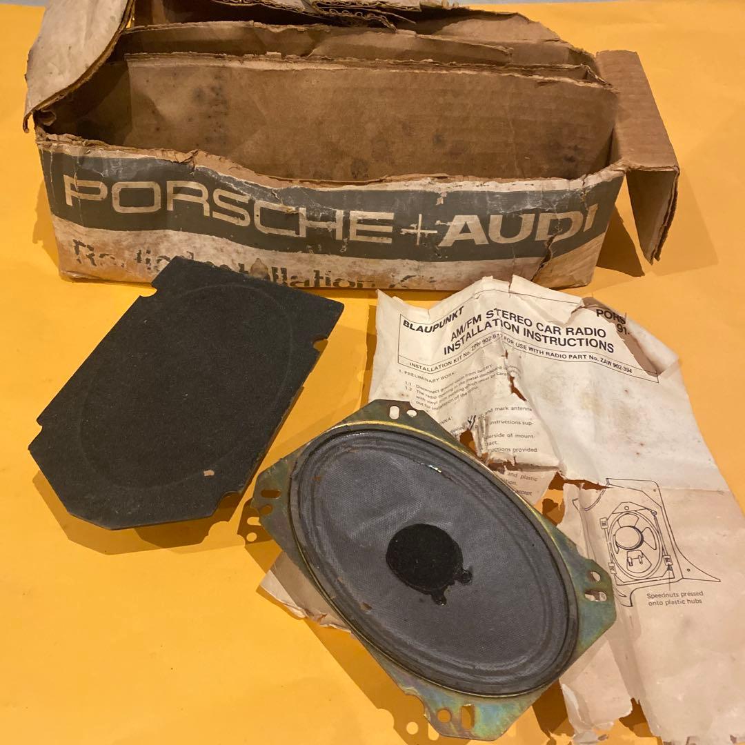 Porsche-Audi オーバル型スピーカー 取扱説明書付き