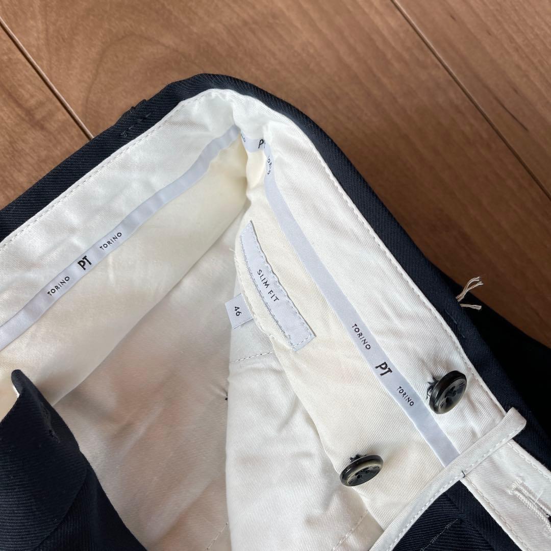 【新品未使用】PTTORINO PT01 スラックス トラウザーズ 46