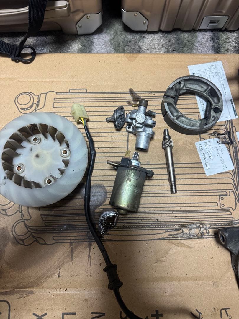 最終特別価格 AF35 ライブディオZX 純正エンジン 実働外し