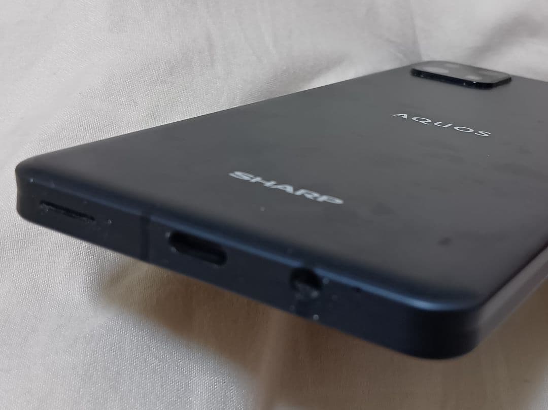 SHARP AQUOS sense6s ブラック 美品 楽天モバイル