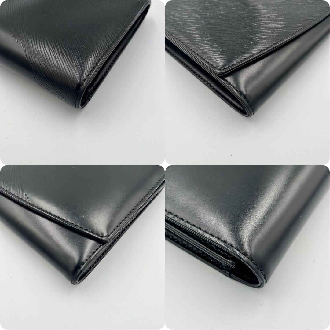 【廃盤品・希少】ルイヴィトン　エーゲ　オペラ　クラッチバッグ　ブラック　レザー