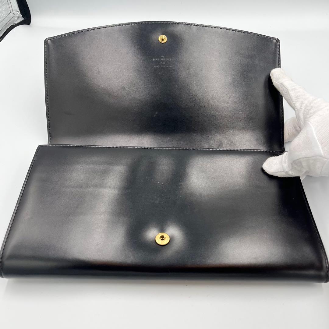 【廃盤品・希少】ルイヴィトン　エーゲ　オペラ　クラッチバッグ　ブラック　レザー