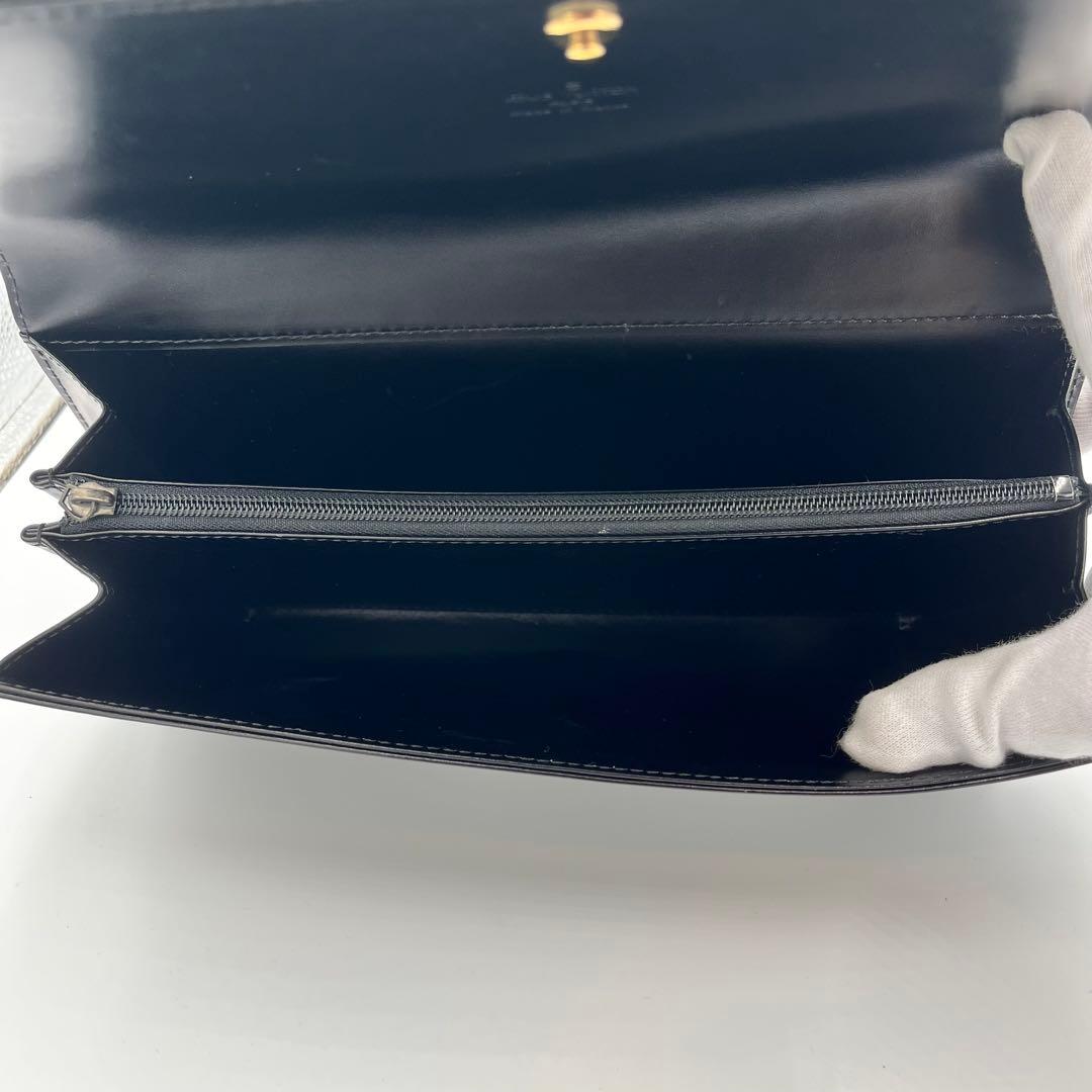 【廃盤品・希少】ルイヴィトン　エーゲ　オペラ　クラッチバッグ　ブラック　レザー