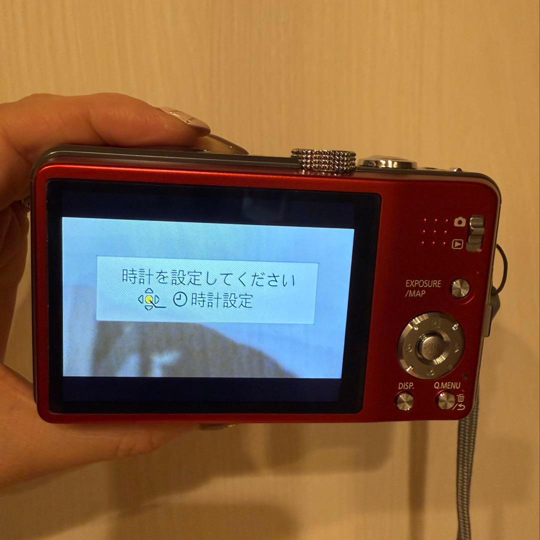 LUMIX コンパクトデジタルカメラ レッド 20倍ズーム
