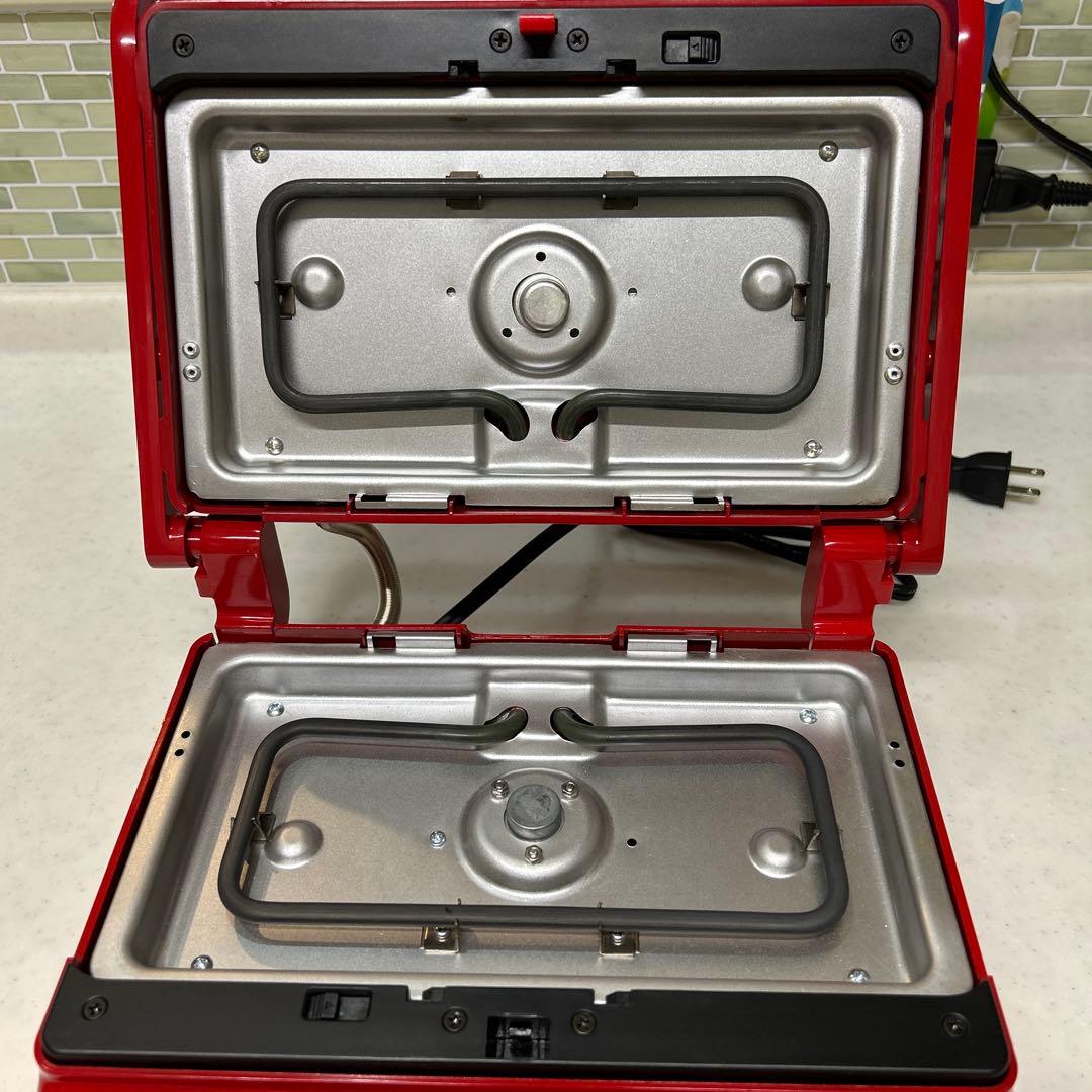 BRUNOグリルサンドメーカー　ダブル　レッド