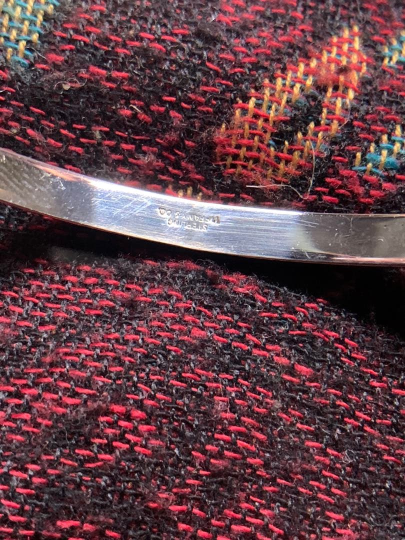 【美品】Tiffany & Co. ナイフエッジ　バングル　シルバー925