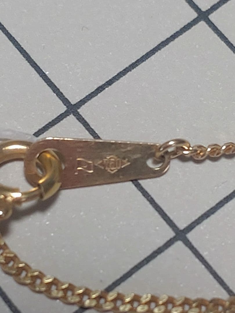 K18 黒真珠 ゴールドチェーンペンダント