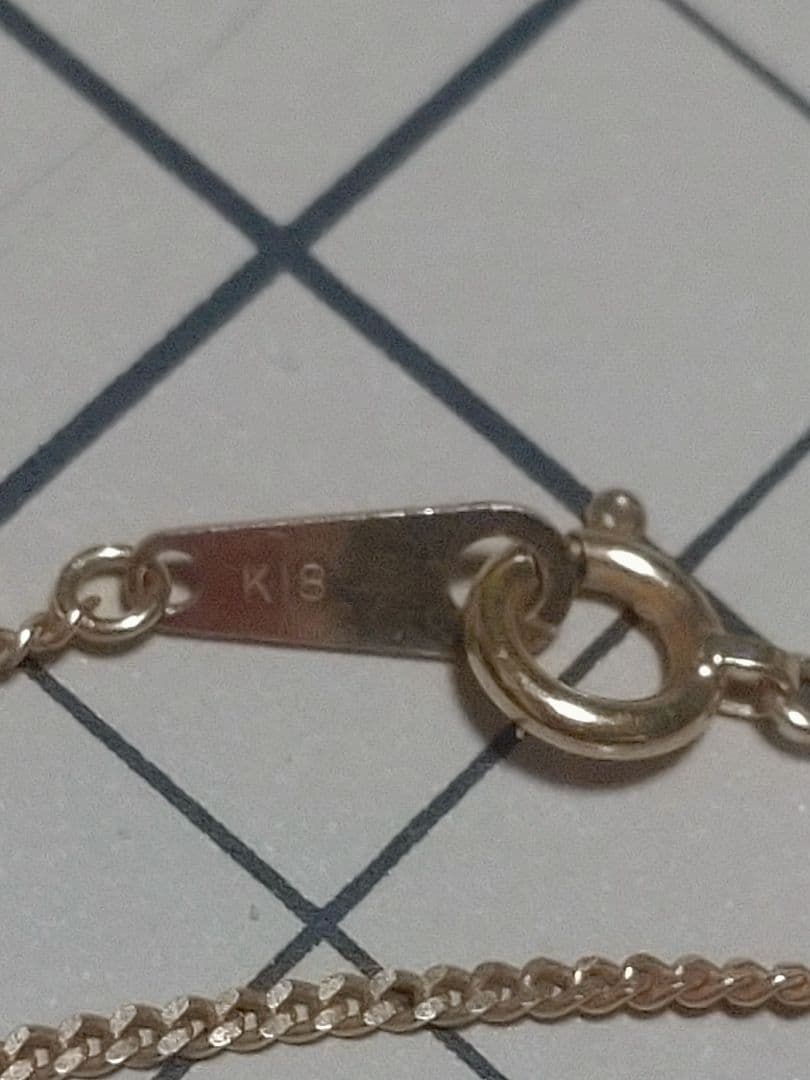 K18 黒真珠 ゴールドチェーンペンダント