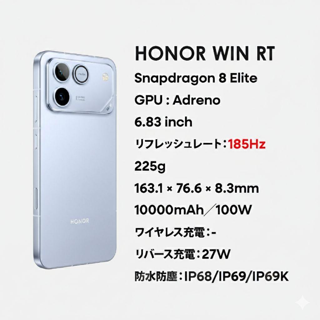 【新品未開封品】 Honor WIN RT 12GB/255GB 青色