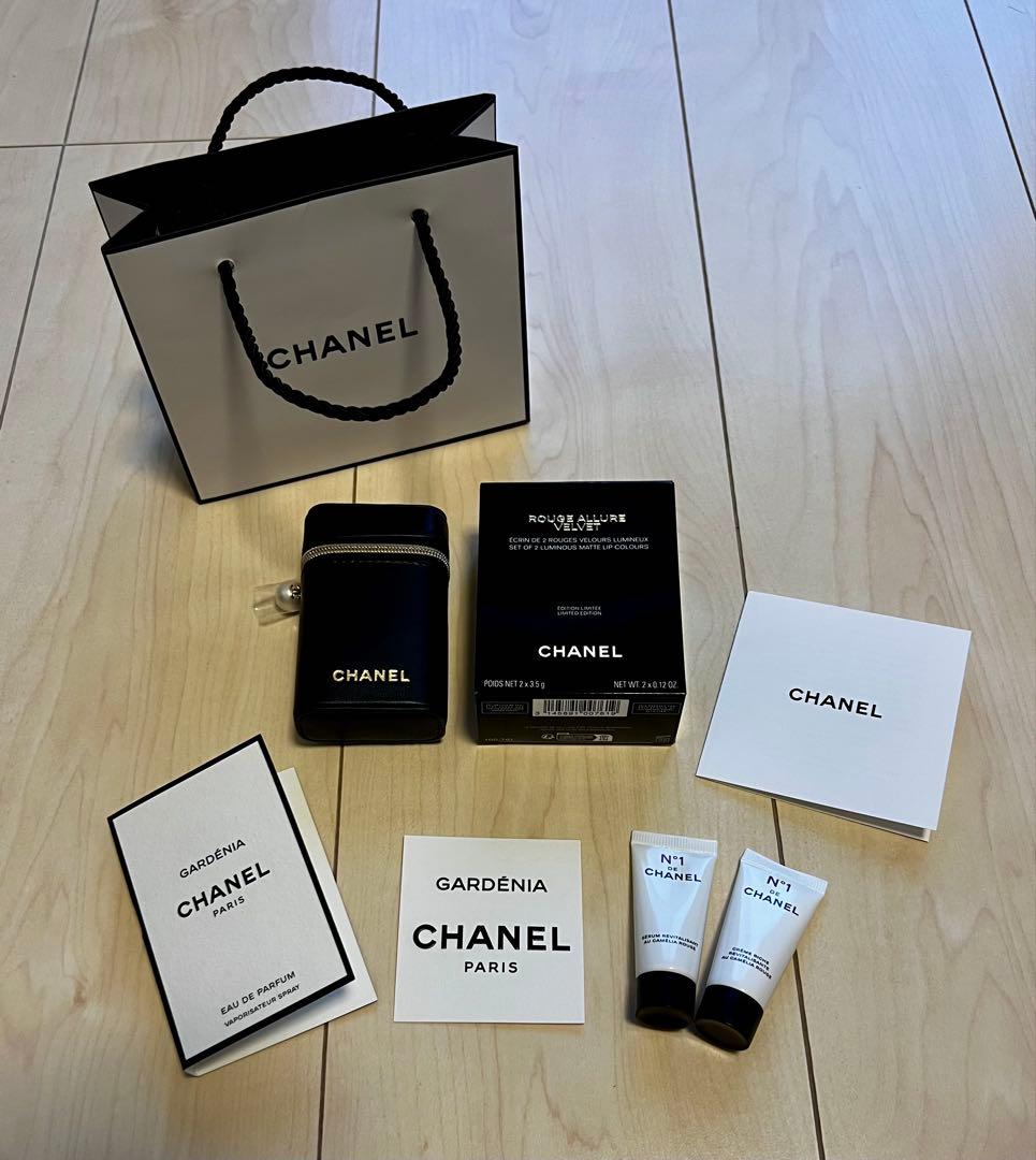 【特別限定完売品】CHANELシャネルリップスティックセット パール付きポーチ