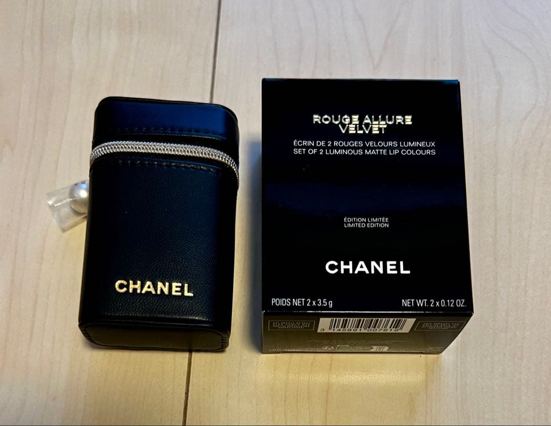 【特別限定完売品】CHANELシャネルリップスティックセット パール付きポーチ
