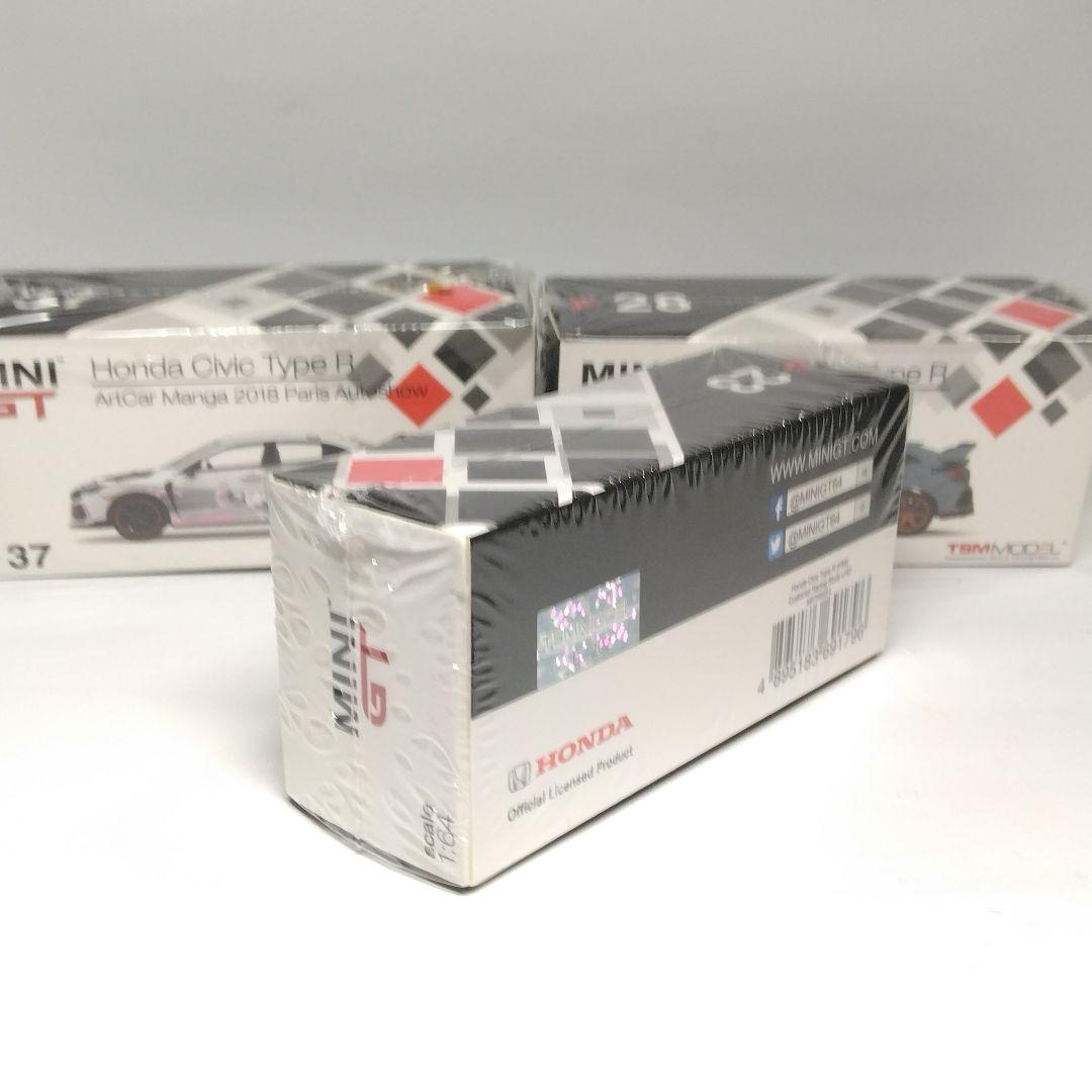 MINI GT 1/64 シビック タイプR FK8 3台セット