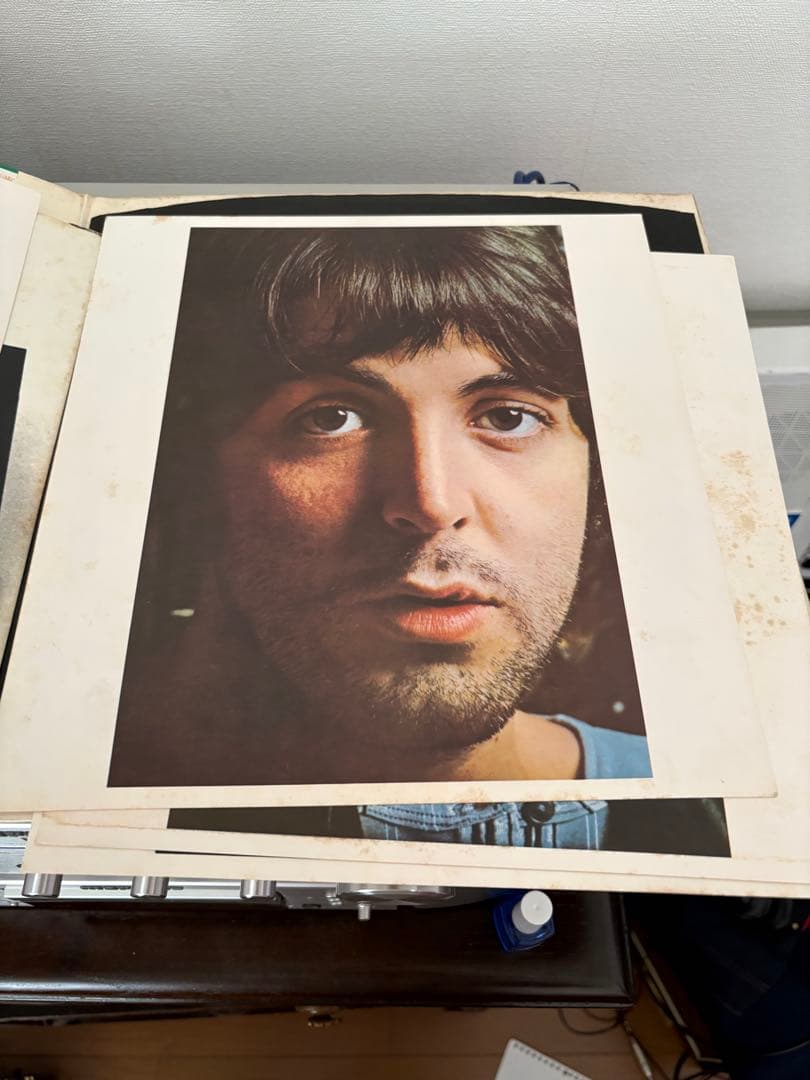 The Beatles ホワイトアルバム 赤盤 丸帯 補充票付き
