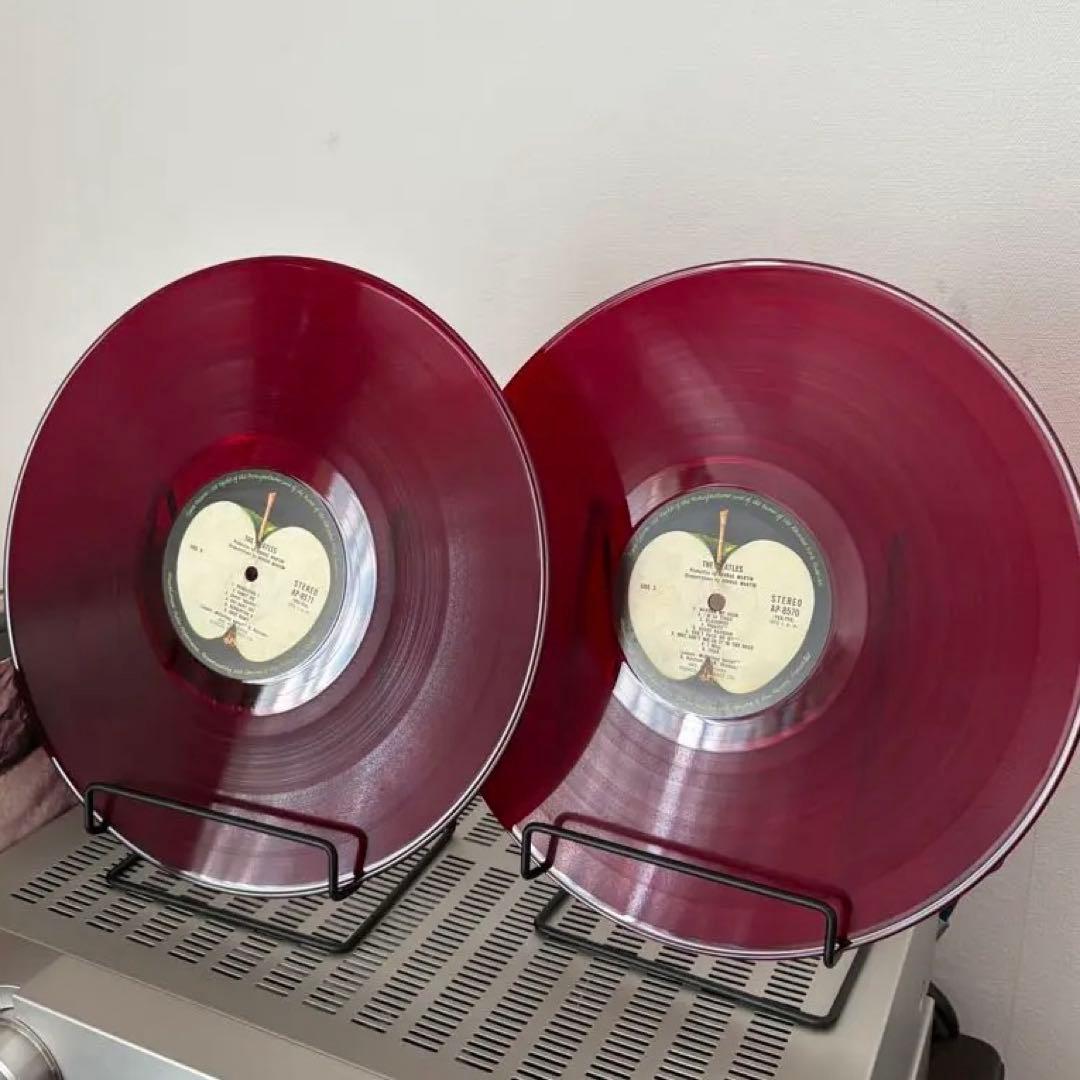 The Beatles ホワイトアルバム 赤盤 丸帯 補充票付き