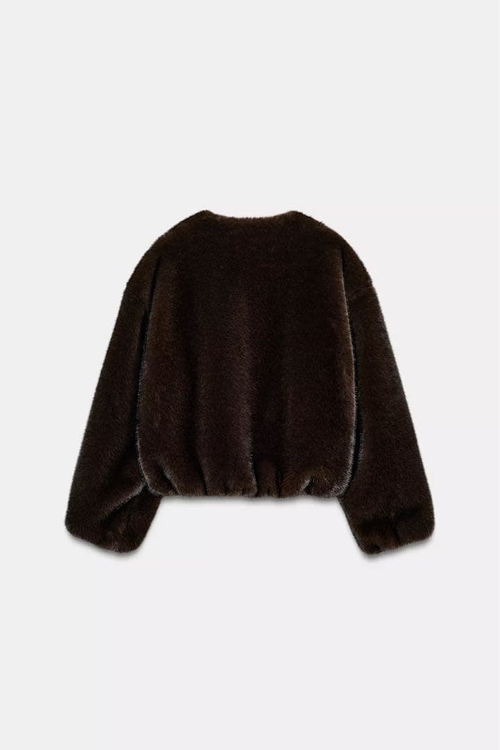 ZARA ザラ フェイクファーボンバージャケット M