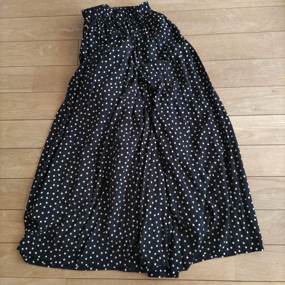 週末限定値下げ！かぐれ　ドットギャザースカート