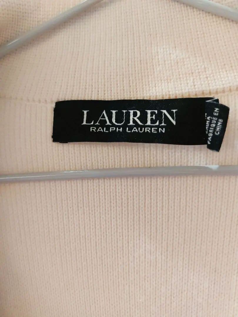 LAUREN RALPH LAUREN ベルトデザイン　ニットジャケット