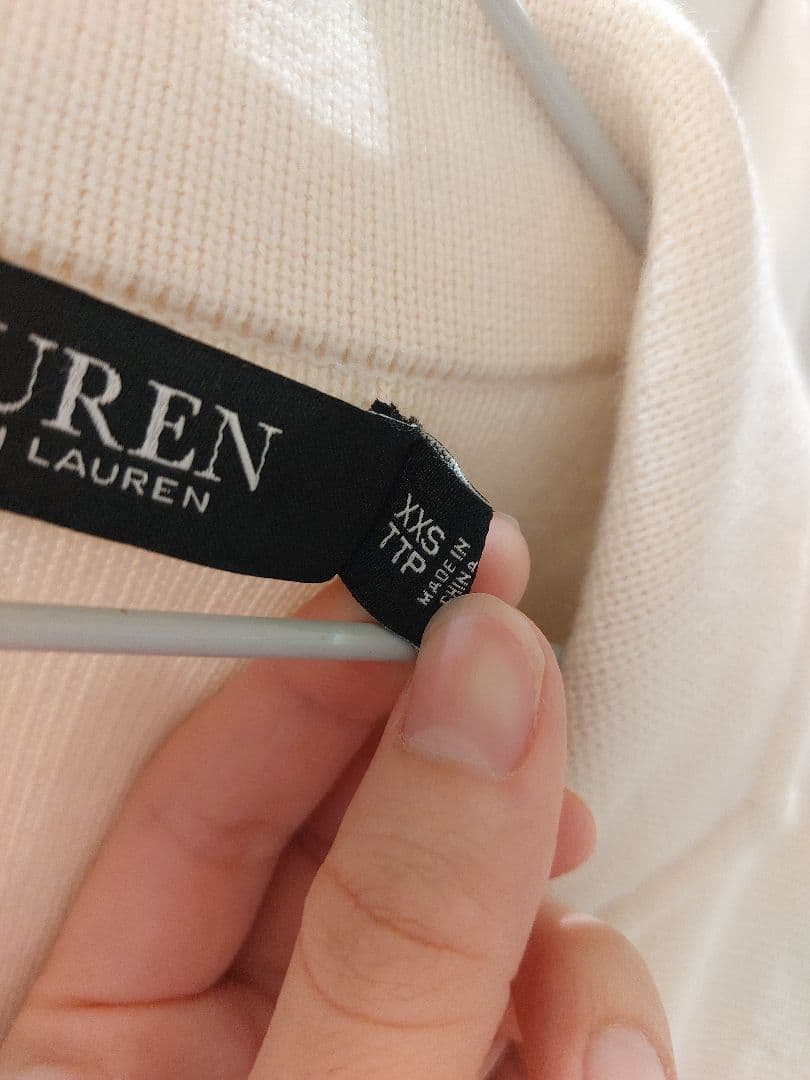 LAUREN RALPH LAUREN ベルトデザイン　ニットジャケット