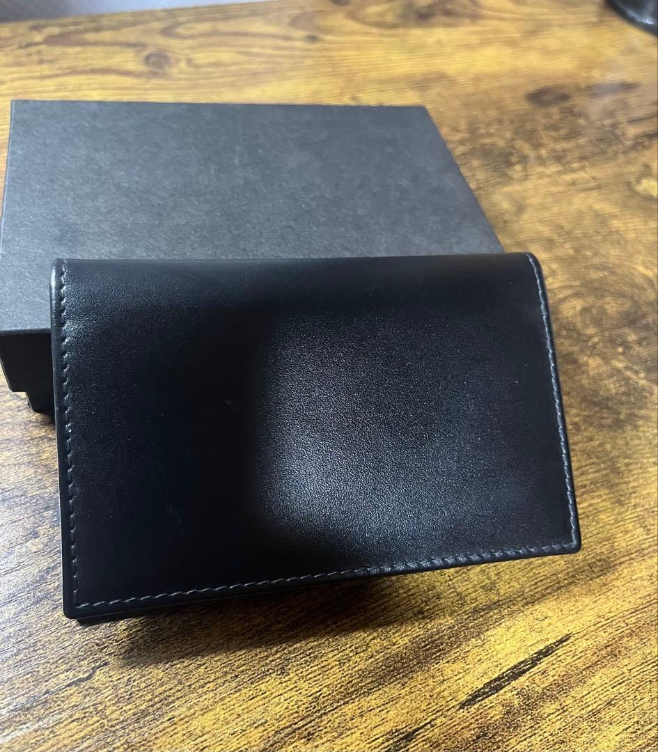 ETTINGER 名刺入れ ブラック×シルバー